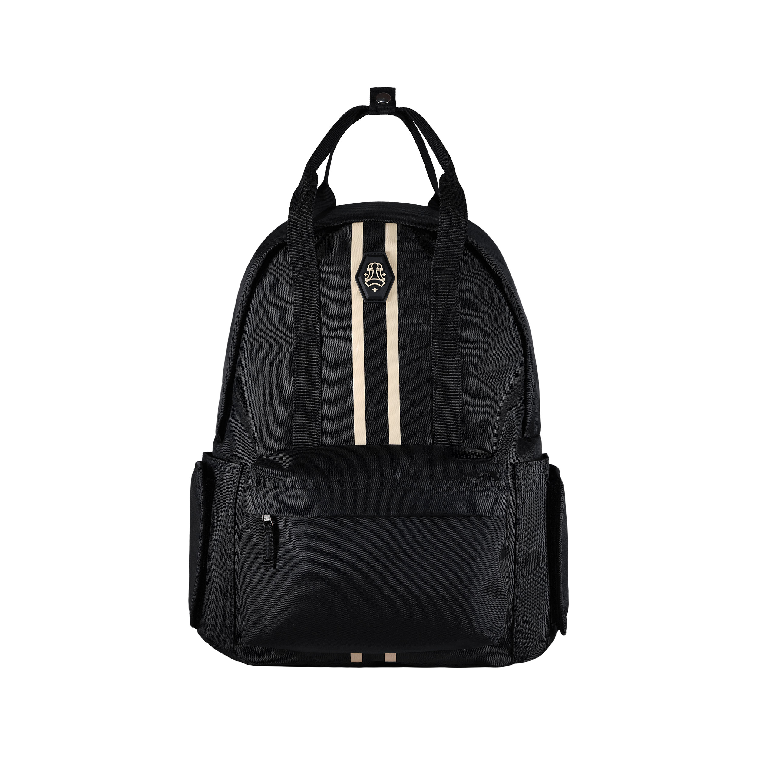 Front the pawn new wave backpack d523 - black - m ♟ balo front new wave chất liệu polyester 900d màu đen