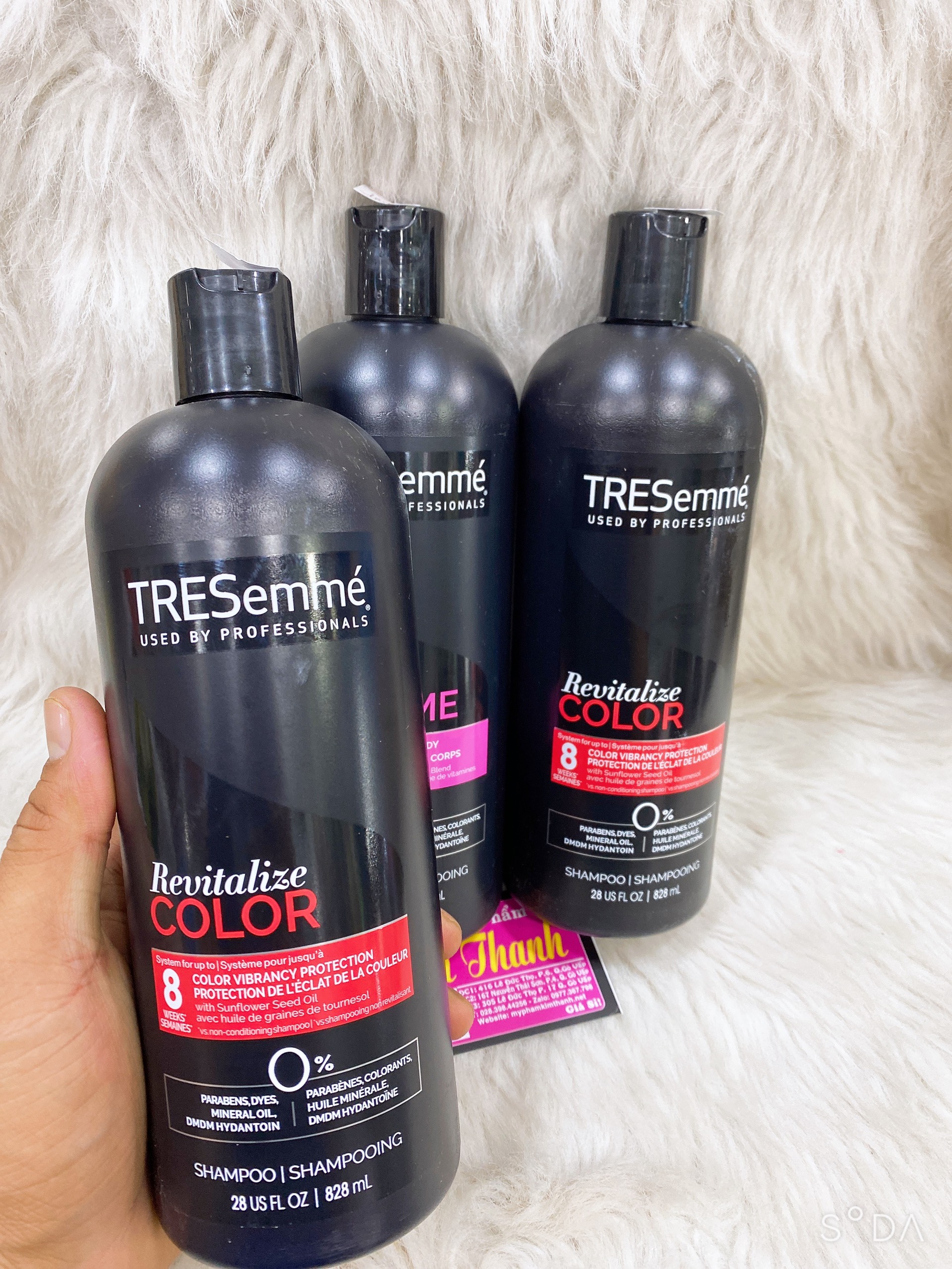Dầu gội dầu xả tresemme mỹ shampoo 828ml