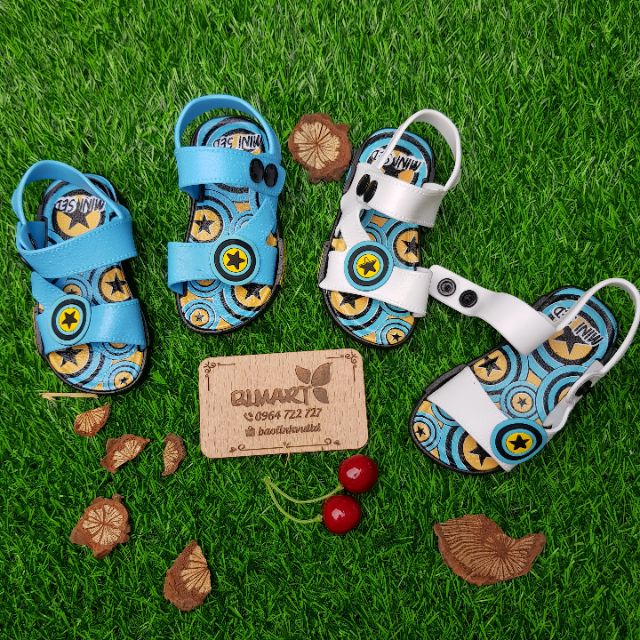 Dép nhựa mini sed cho bé trai