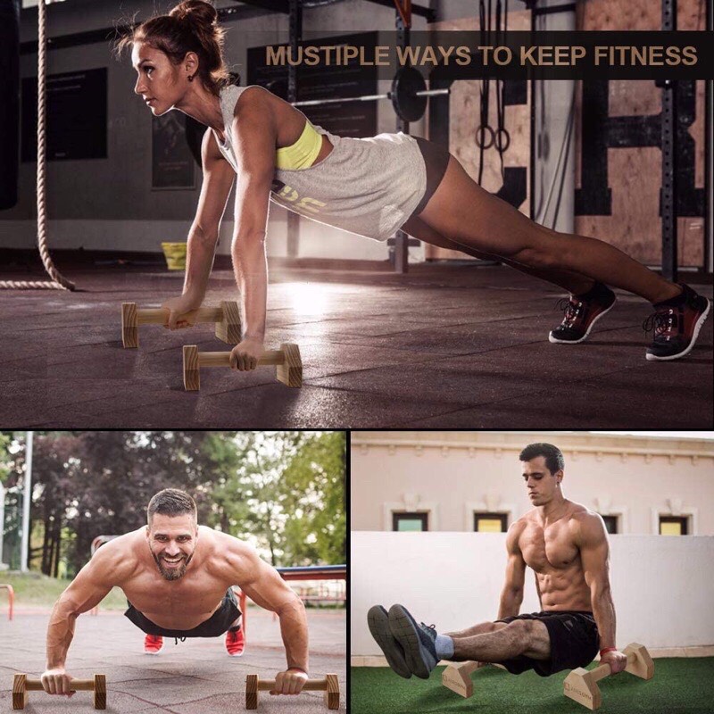Parallettes - Dụng cụ hỗ trợ hít đất, chống đẩy