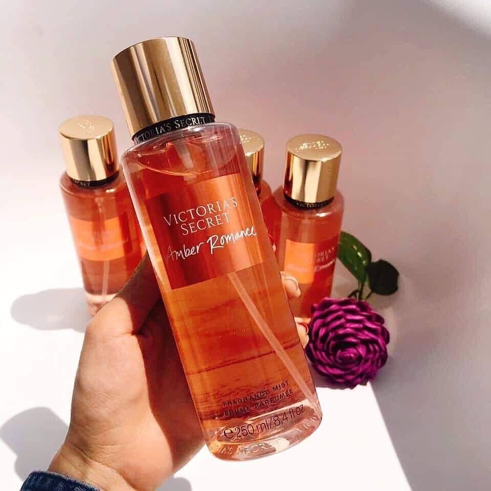Xịt Thơm Body Mist Victoria x lotion Amber Romance