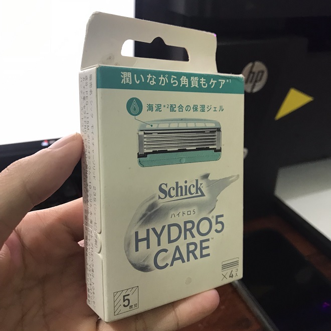 Vỉ 4 lưỡi dao cạo râu Schick Hydro 5 Nhật Bản