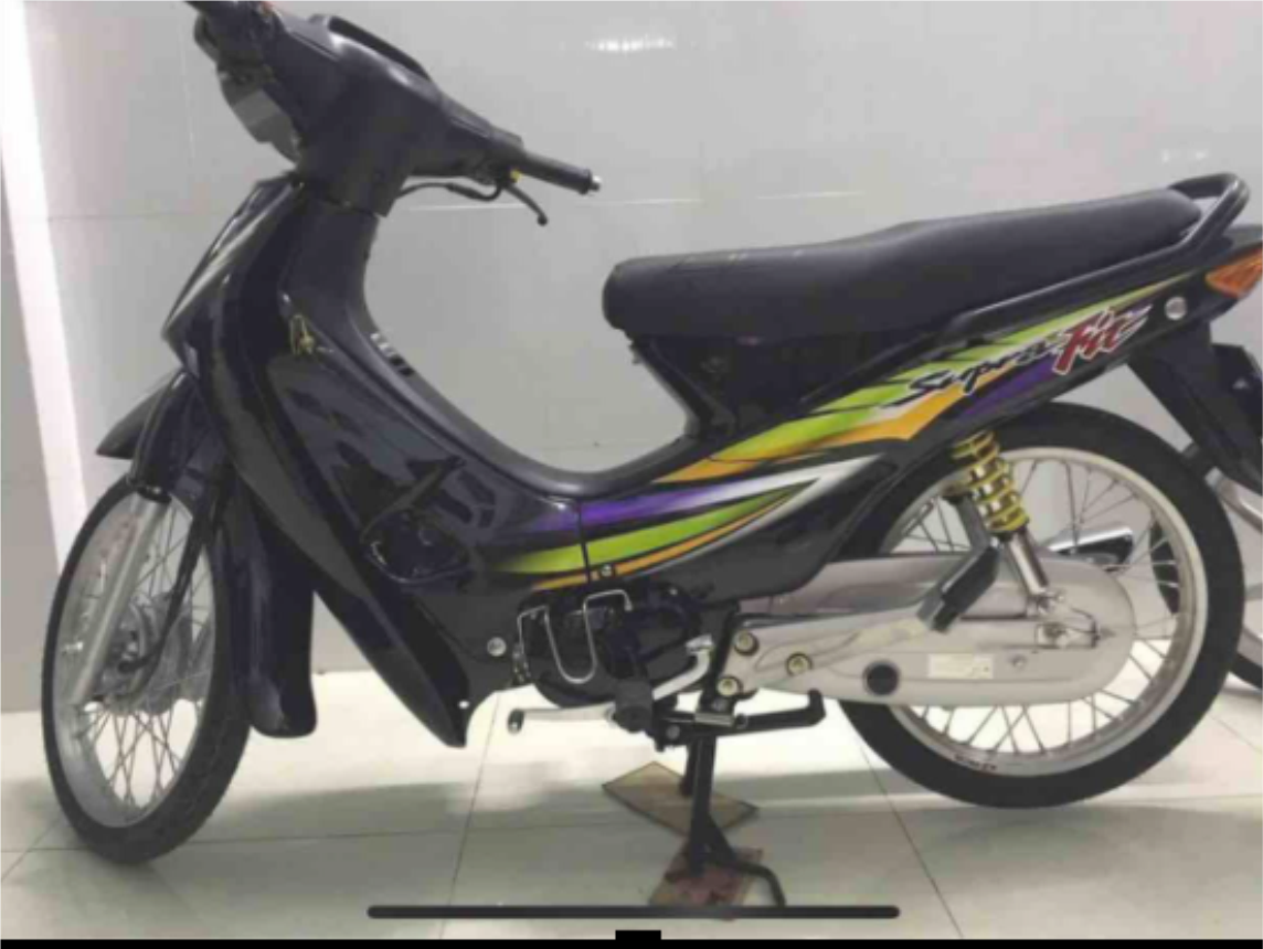 tem rời suprafit wave đời đầu dán xe đen