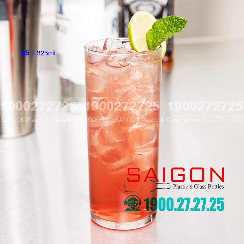 [HCM]Ly thủy tinh Libbey Straight Sided Zombie | Tùy Chọn Dung Tích  Nhập Khẩu E.U