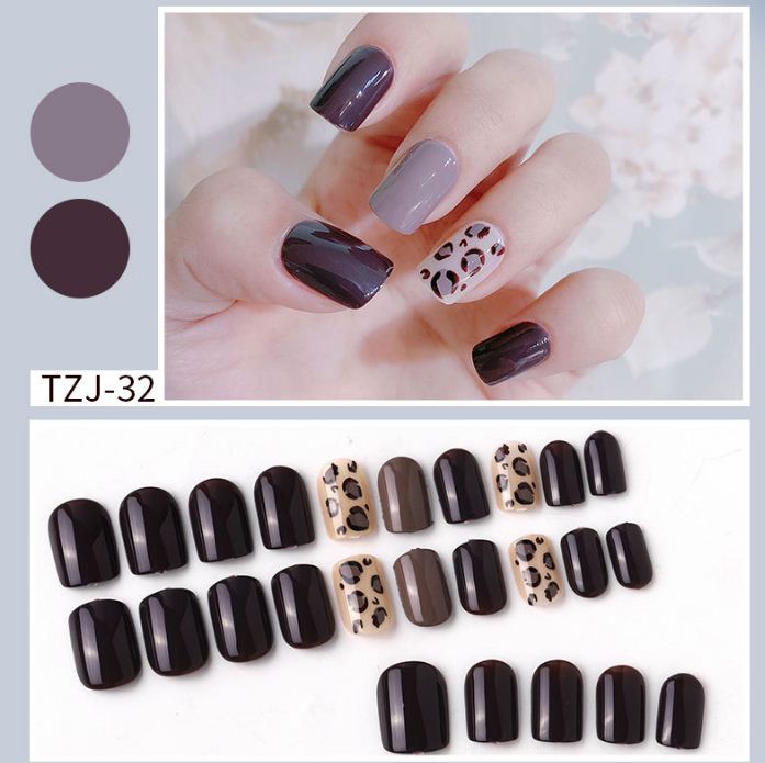 [HOT] Móng tay giả cao cấp màu sắc sang chảnh 30 móng(có miếng dán móng silicon)