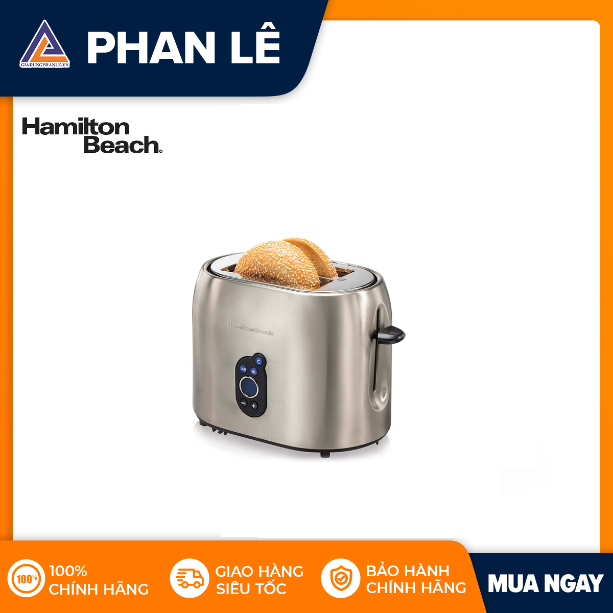 Máy nướng bánh mì Hamilton Beach 22702-SAU