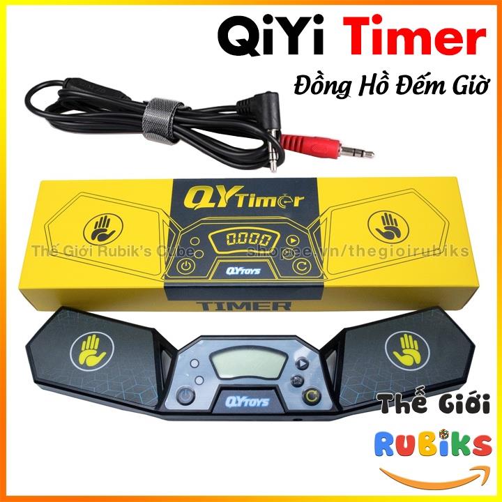 Qiyi timer có dây cáp cable kết nối. đồng hồ máy đếm thời gian giải rubik