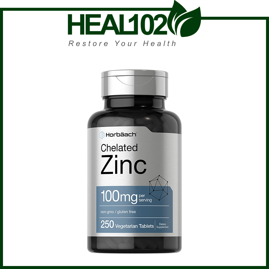 Horbaach Chelated Zinc 100mg - Viên bổ sung kẽm tăng cường hệ miễn dịch
