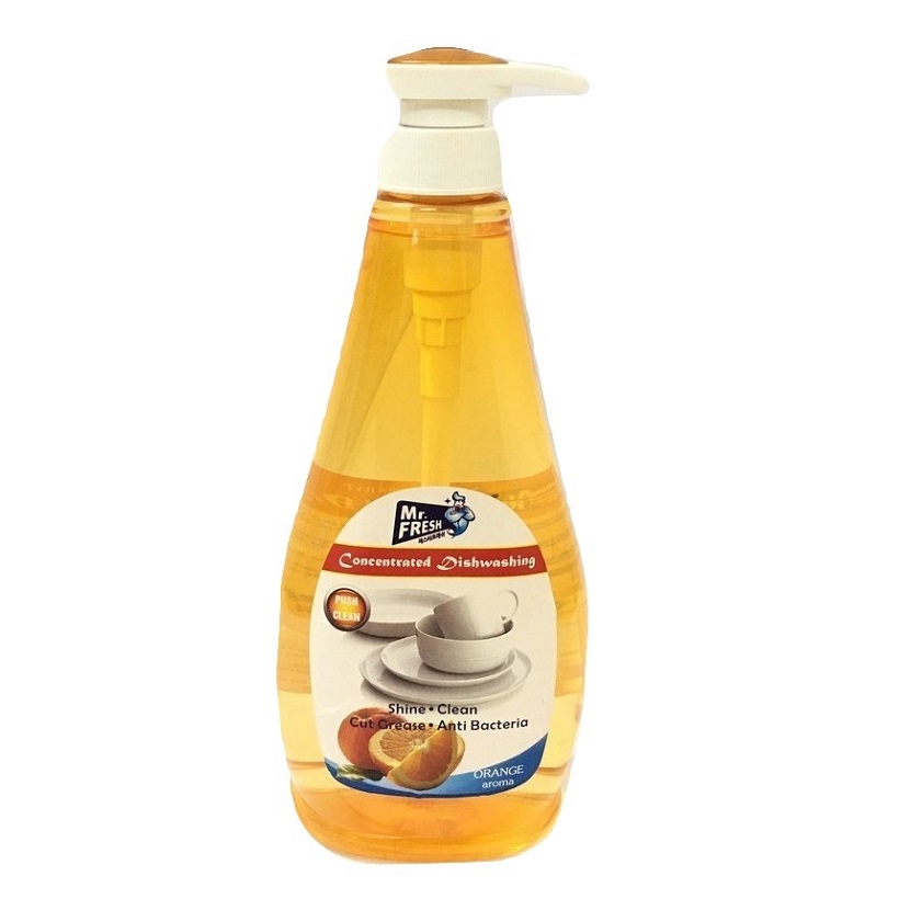 [Hoàn Tiền 10%] Nước rửa chén bát đậm đặc Mr. Fresh Hàn Quốc 800ml Hương Cam BH735