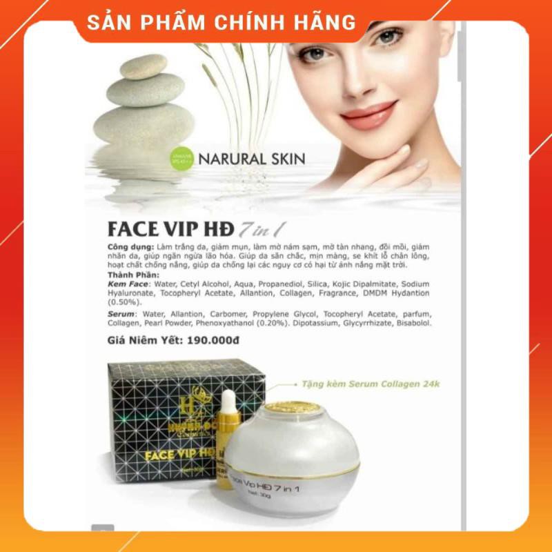 Face vip chuyên dưỡng trắng huỳnh đỗ + tặng kèm serum ủ