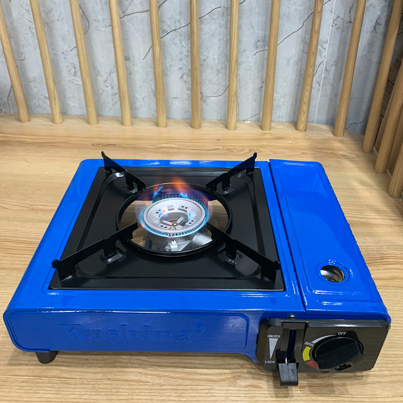 Bếp gas du lịch sơn fujishi/ kushina/ victoria, bếp ga mini dùng bình gas, lon ga mini - - hàng chính hãng