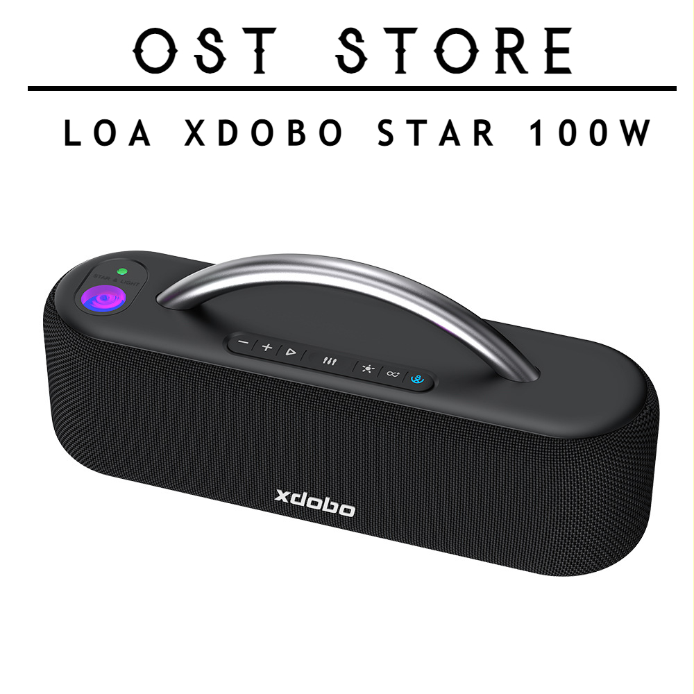 Loa Bluetooth XDOBO Star 100W, Loa Siêu Trầm Âm Thanh Nổi Hỗ Trợ USB Thẻ TF, Loa XDOBO Star AUX Kết 