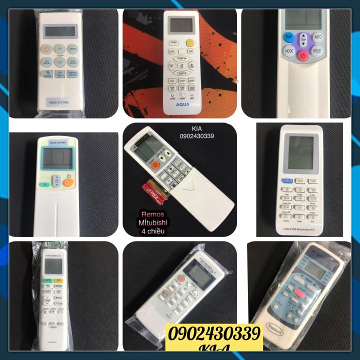 [HCM]Điều khiển máy lạnh/ Remote máy lạnh các loại