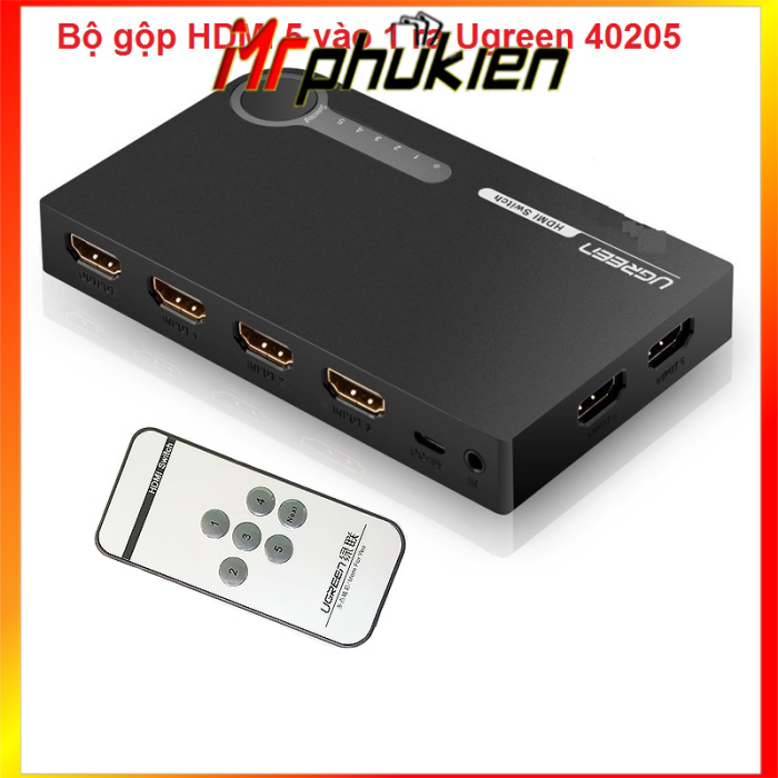 Bộ gộp hdmi 5 vào 1 ra ugreen 40205 - mrcomputer