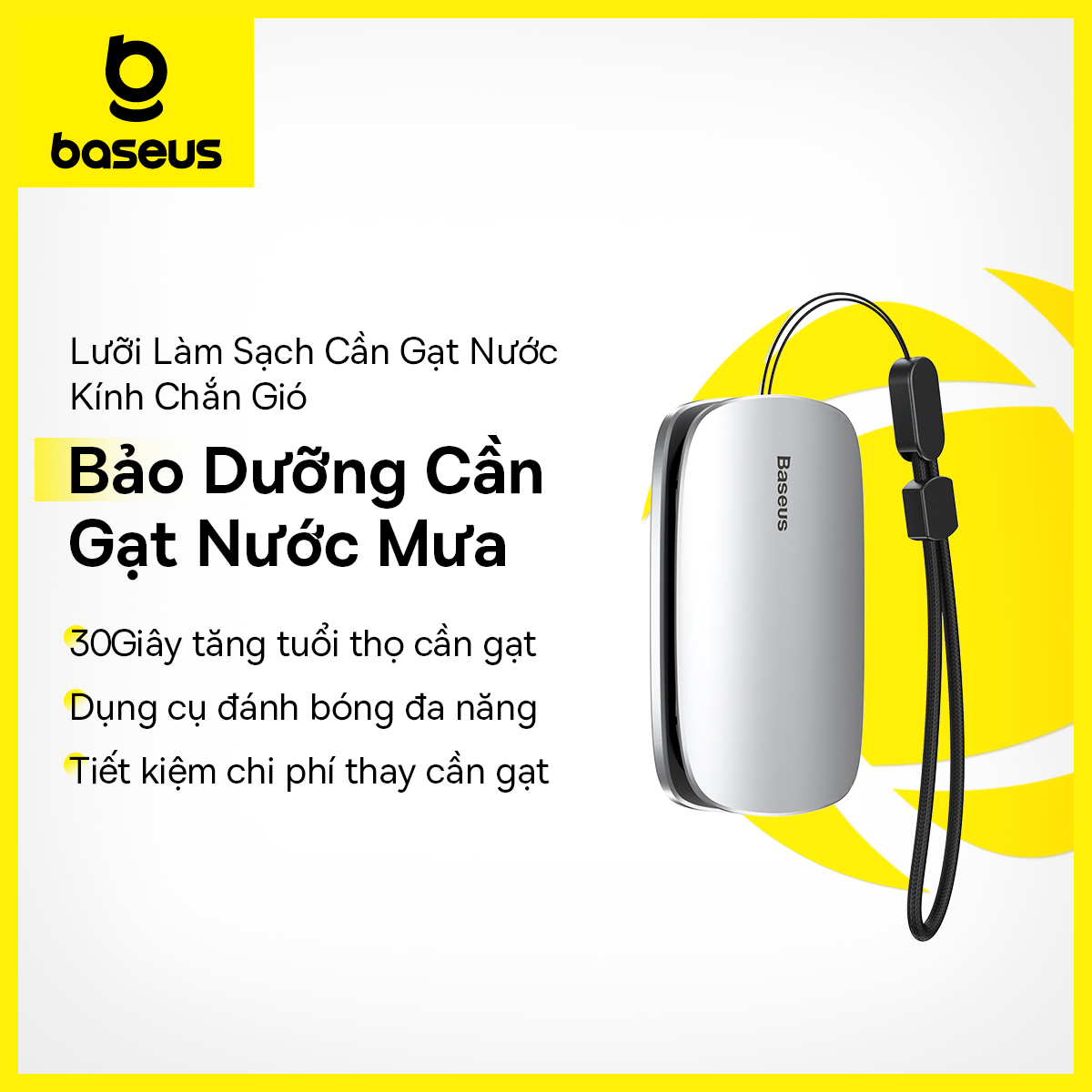 Baseus Lưỡi Gạt Nước Cửa Sổ Ô Tô Thông Dụng Xe Tải Kính Chắn Gió Kính Chắn Gió Dụng Cụ Sửa Chữa Cần Gạt Nước, Sửa Chữa Lưỡi Cào Kính Chắn Gió