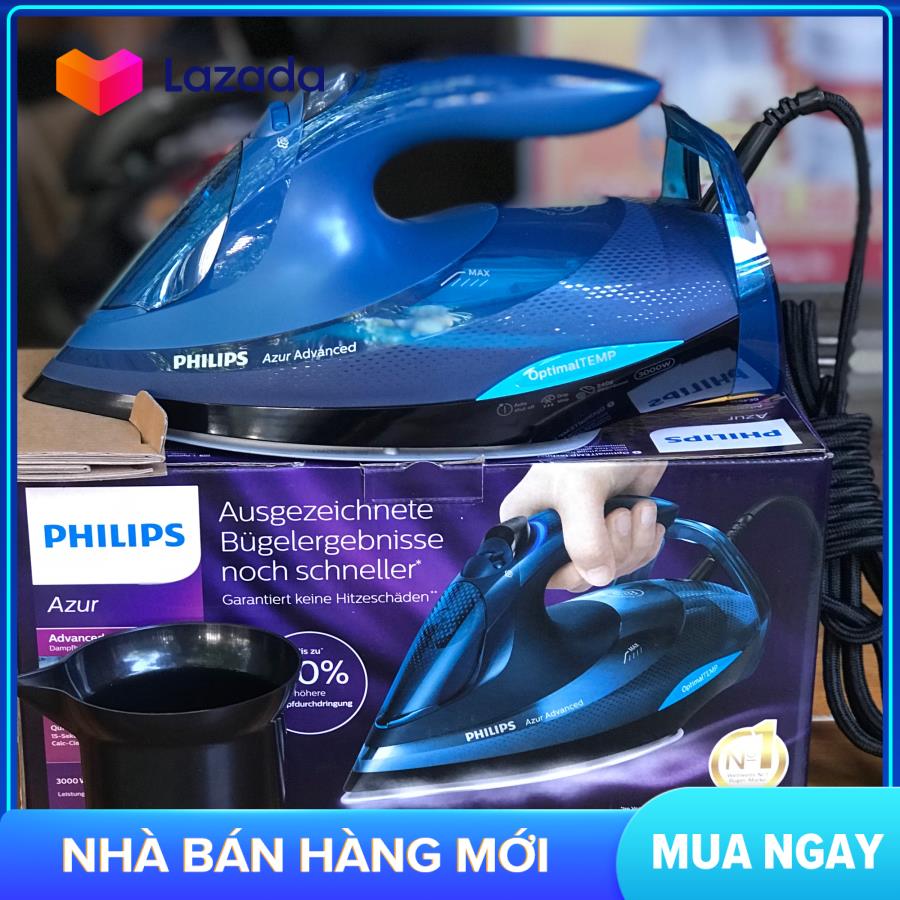 Bàn ủi hơi nước thông minh Philips GC4938, bàn ủi hơi nước công suất tối đa lên đến 3000 W ủi hiệu quả mọi nếp nhăn
