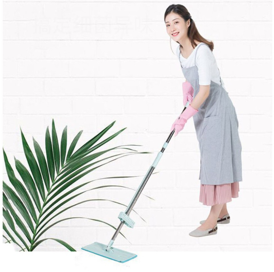 Cây Lau Nhà Tự Vắt Thông Minh 2 Mặt Đầu xoay 360 độ lau sạch mọi vết bẩn - Bảo hành uy tín 1 đổi 1 tại AmberStore.02