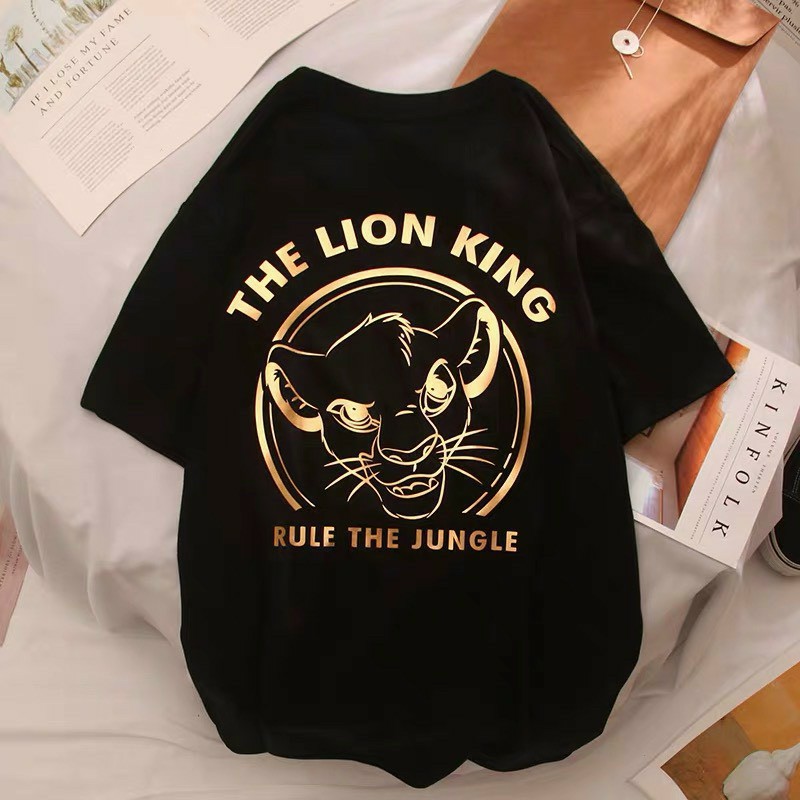Áo thun phản quang lion king, áo from rộng, ao thun unisex, áo thun đẹp tp771