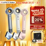 [December 31 - January 3 Only with Gift Bag] Gaabor Hd-M01 Salon Standard 2-Way Hair Dryer with 8 Modes, 1400W, 680 Million Negative Ions, Automatic Heat Control Chip, Protects Hair, Dries Quickly - 12 Month Warranty, 1 for 1 Exchange