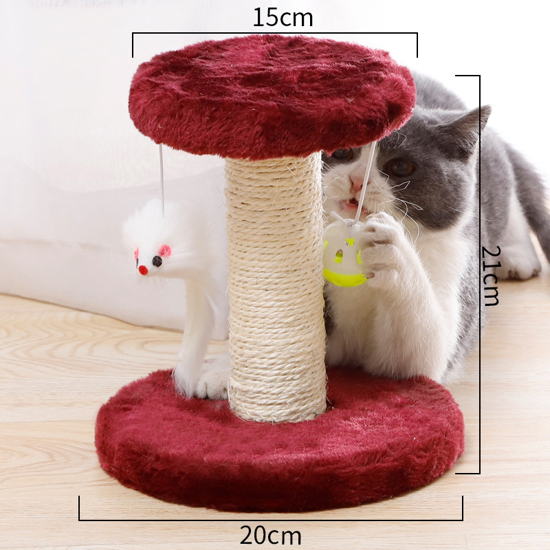 Trụ cào móng tròn cho mèo nhỏ cattree LunaPet CT01