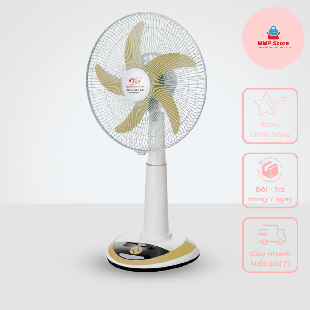 Quạt sạc tích điện để bàn ac/dc 16 inch honjianda fl426h - quạt lỡ có remote