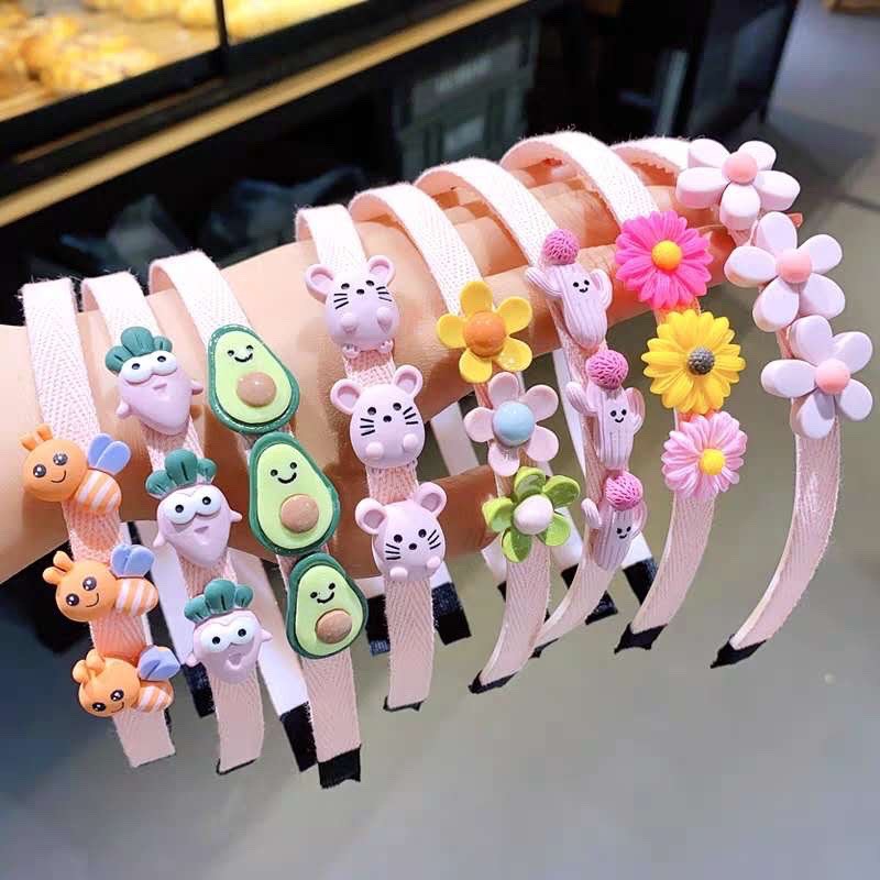 Cài Tóc Công Chúa Bé Gái/ Bờm cài tóc tiktok Có Kẹp Tạo độ phồng nhiều mẫu cho bé