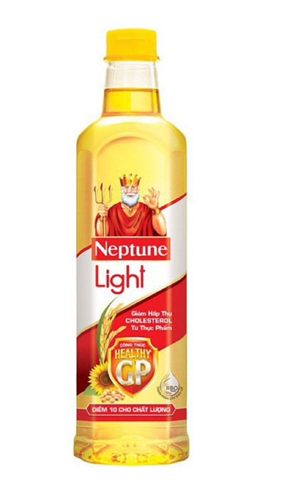 Chai dầu ăn neptune light 1l