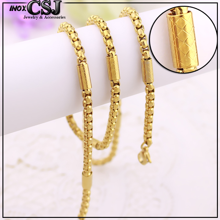 Dây chuyền phong thủy mạ vàng kiểu bông dừa kết hợp khoen tròn siêu đẹp