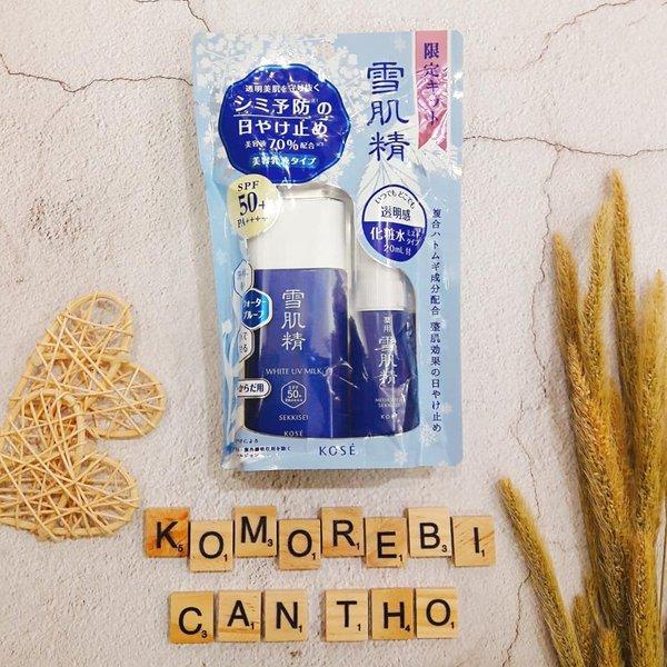 Kem Chống Nắng Kose Sekkisei White UV Milk Nhật Bản