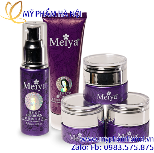 Meiya tím – bộ mỹ phẩm mờ nám, tàn nhàng, dưỡng trắng da – nhật bản