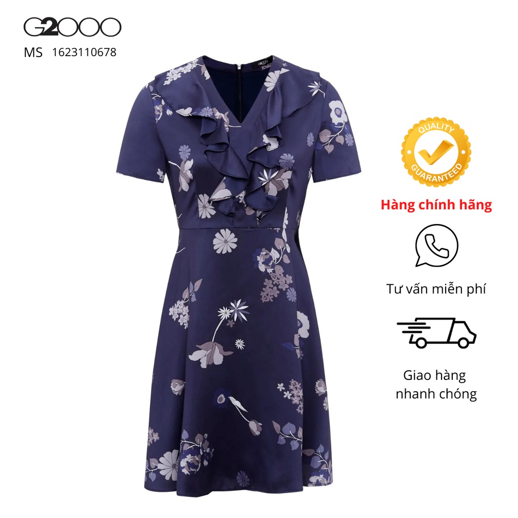 Đầm nữ g2000 màu xanh đen