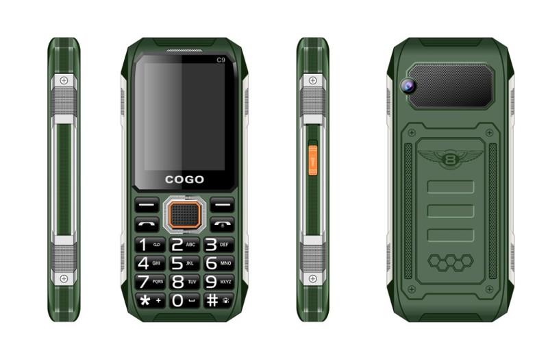 Điện thoại kiêm sạc dự phòng cogo c9