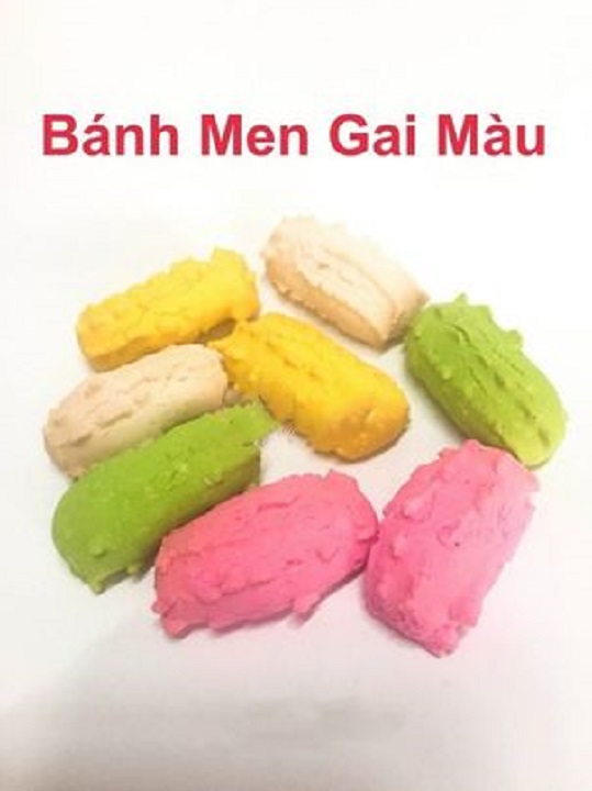 Bánh men gai màu - thơm ngon đậm đà 100g