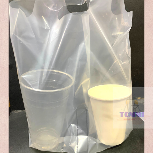 Túi Đựng Ly Trà Sữa 2 Ngăn Ttakeaway Có Vách Chia Ở Giữa