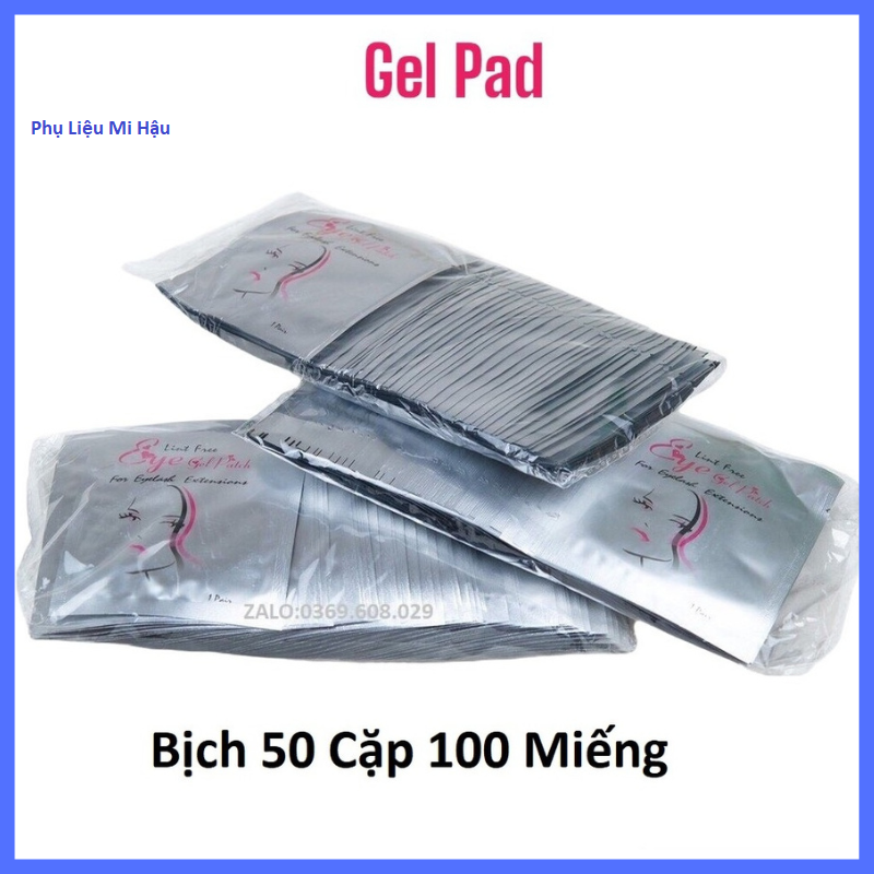 Gel Pad 1 Túi 50 Cặp 100 Miếng Dán Mi Dưới Hình Đám Mây, Miếng Dán Mi Hình Hoa_Pad Dán Mi_Dụng Cụ Nối Mi_Phụ Liệu Mi Hậu