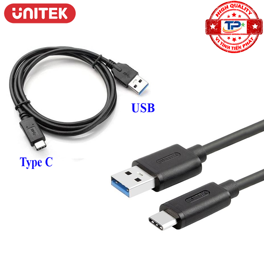 Cáp chuyển USB 3.1 USB Type-C sang USB Unitek Y-C474BK ( USB-C to USB-A )