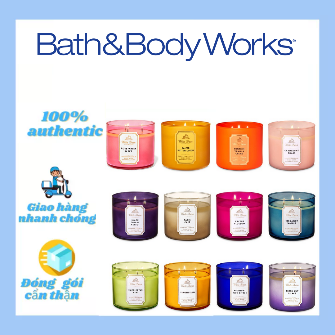 Nến thơm 3 bấc bath and body works
