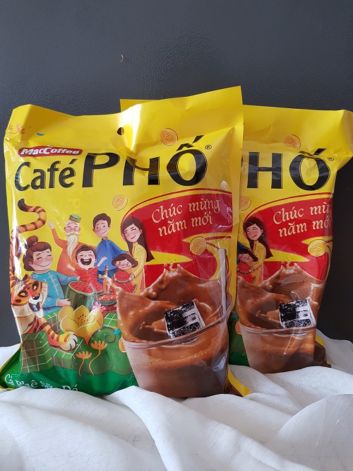 Cafe PHỐ Sữa Đá MacCoffee - 30 gói x 24g/bịch