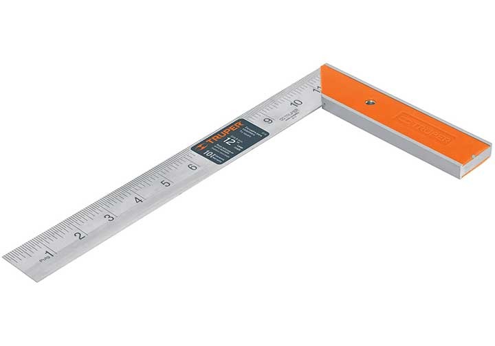 Thước ê ke mộc 12in/300mm truper - 14376 - ec-12