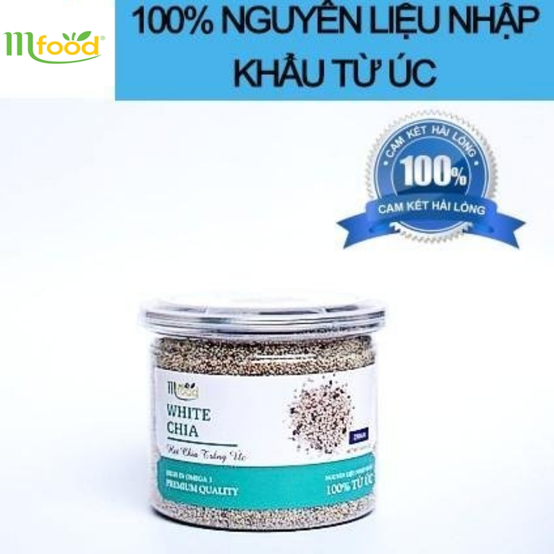 [HCM]Combo 2 Hủ Hạt Chia Trắng Úc Mfood 250g