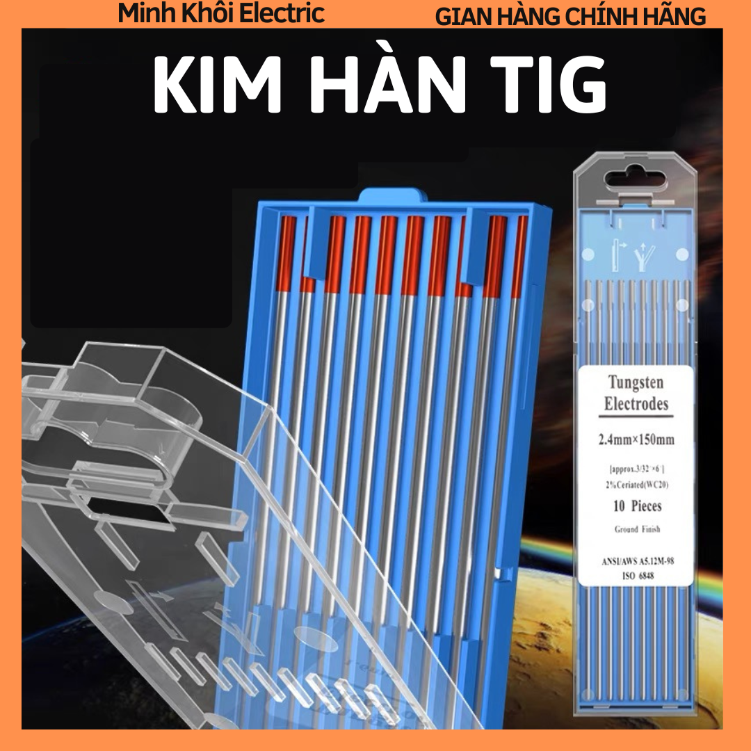 Kim hàn tig nhôm,que hàn Tig, kim hàn tig inox sắt, kẹp hàn tig,điện cực hàn tig,hàn nhôm, kim han