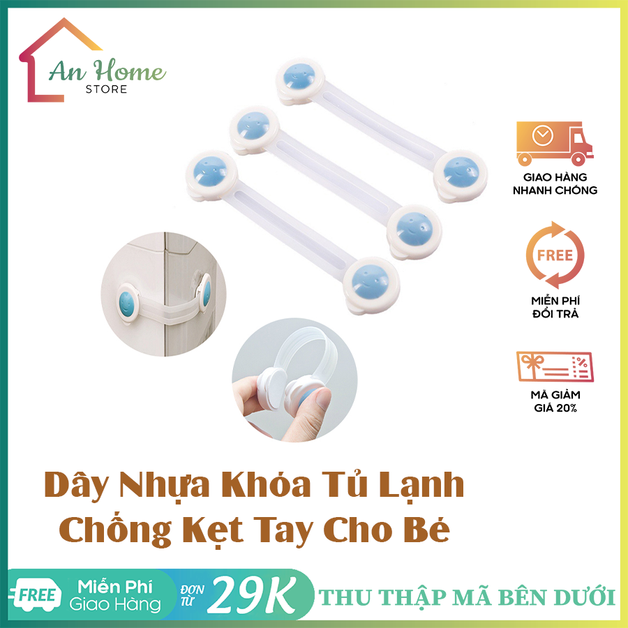 Khoá tủ lạnh silicon anhome tiện lợi