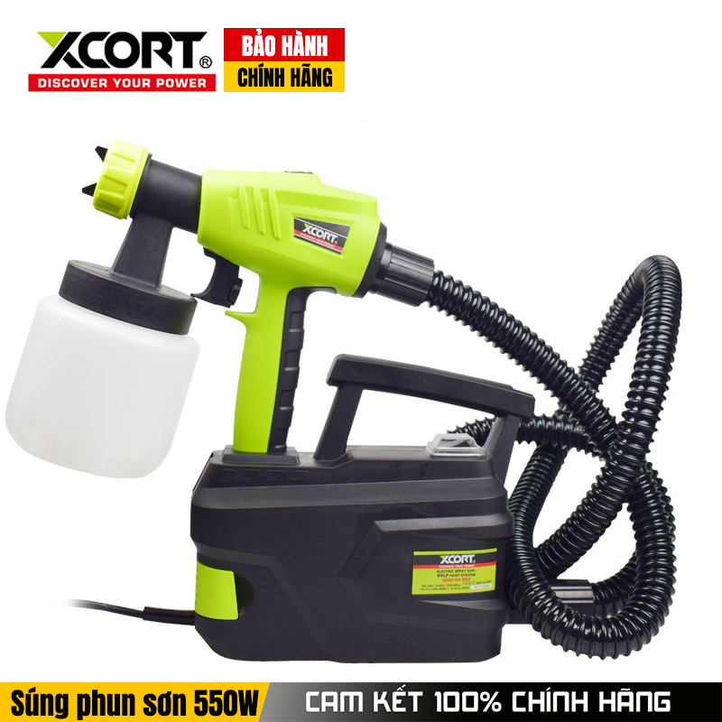 MÁY PHUN SƠN DÙNG ĐIỆN XCORT 550W CHÍNH HÃNG