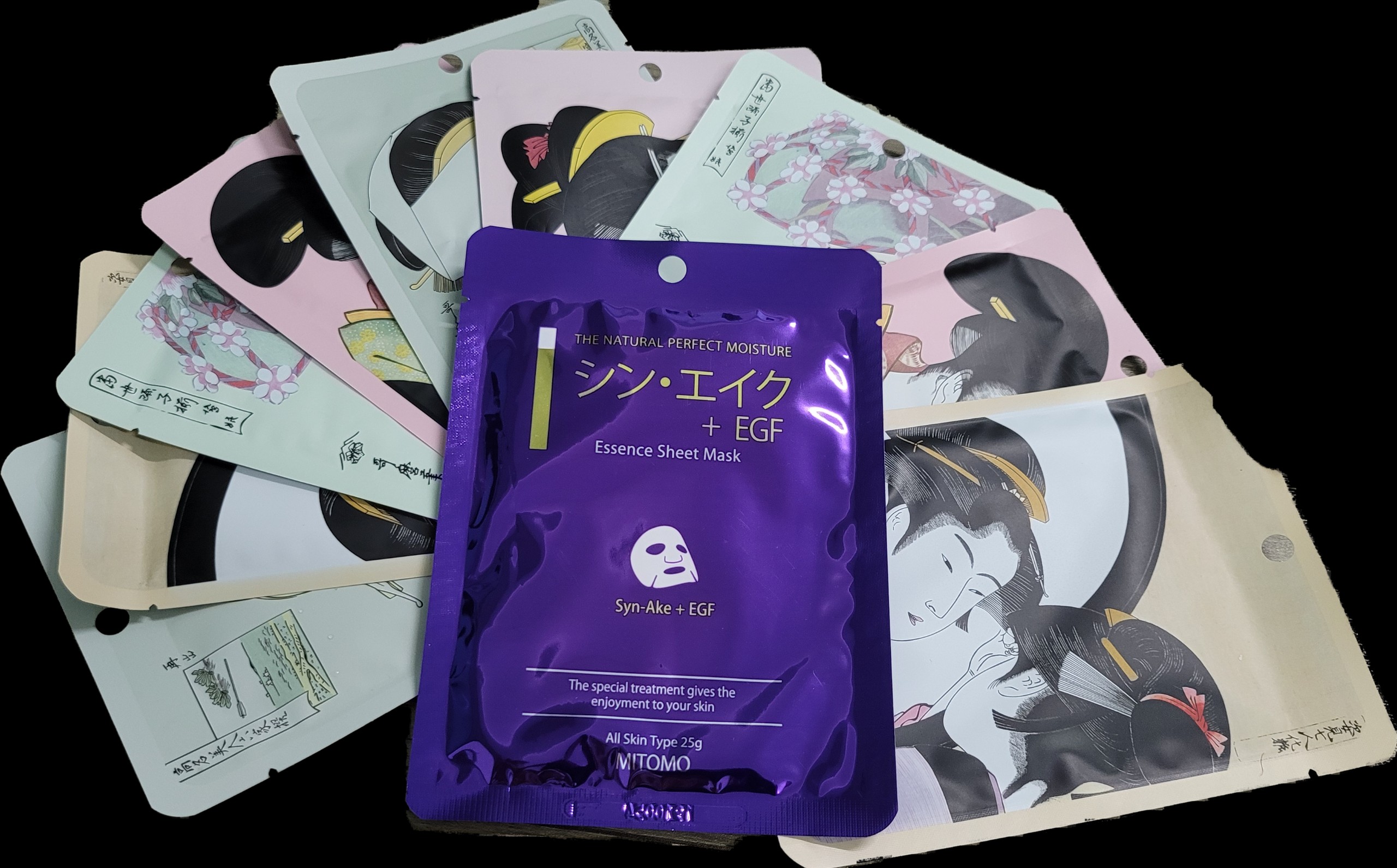 Mặt nạ mitomo cô gái nhật bản, combo 10 mask mix đủ loại dưỡng chất