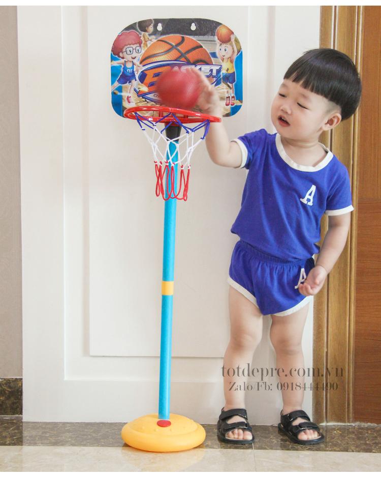 Đồ chơi bóng rổ cao 1,2m cho bé – Đồ chơi nhựa