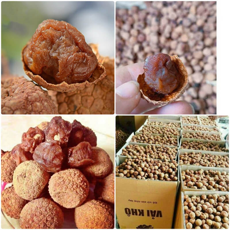 1kg vải thiều sấy dẻo