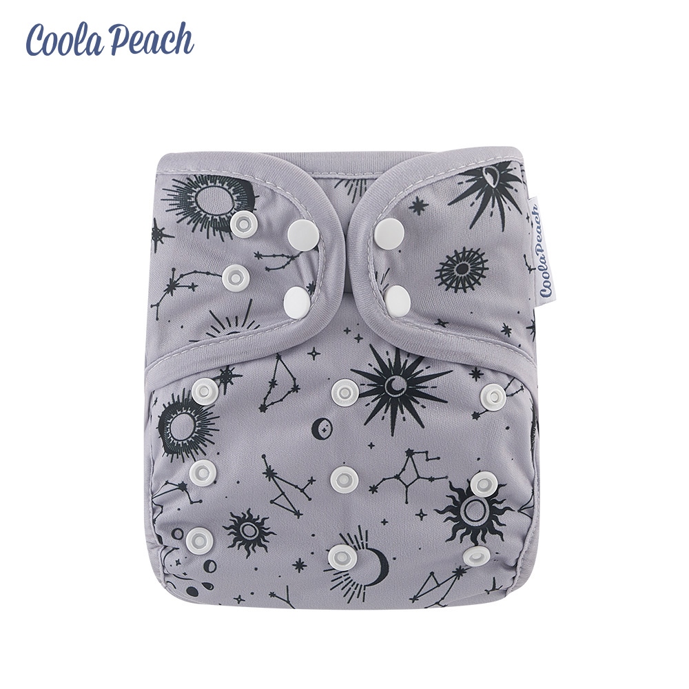 CC Peach Boutique Life Gusset Breathable Newborn Diaper Cover Reusable