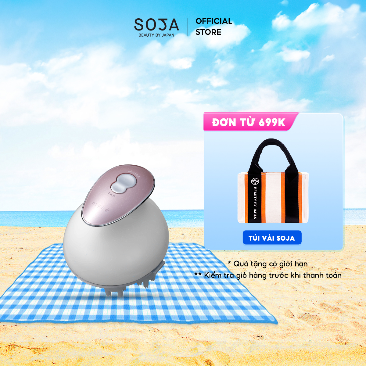 Máy massage chăm sóc da công nghệ cao YA-MAN Ltd. Myse
