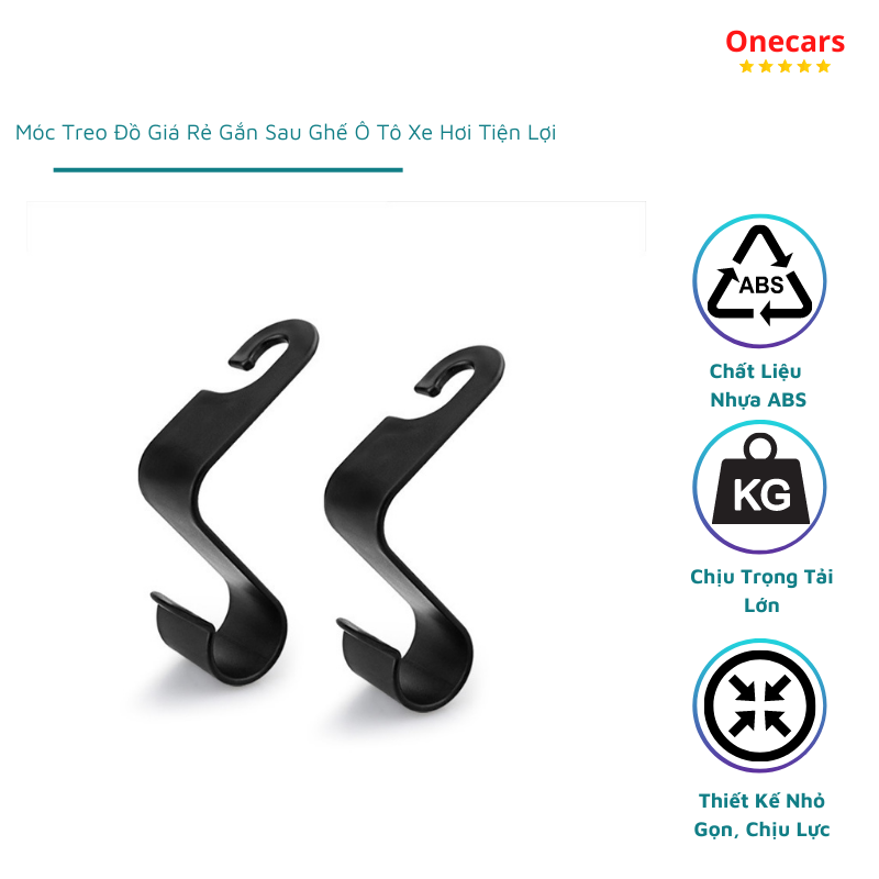 Móc Treo Đồ Giá Rẻ Gắn Sau Ghế Ô Tô Xe Hơi Tiện Lợi - 1 Chiếc