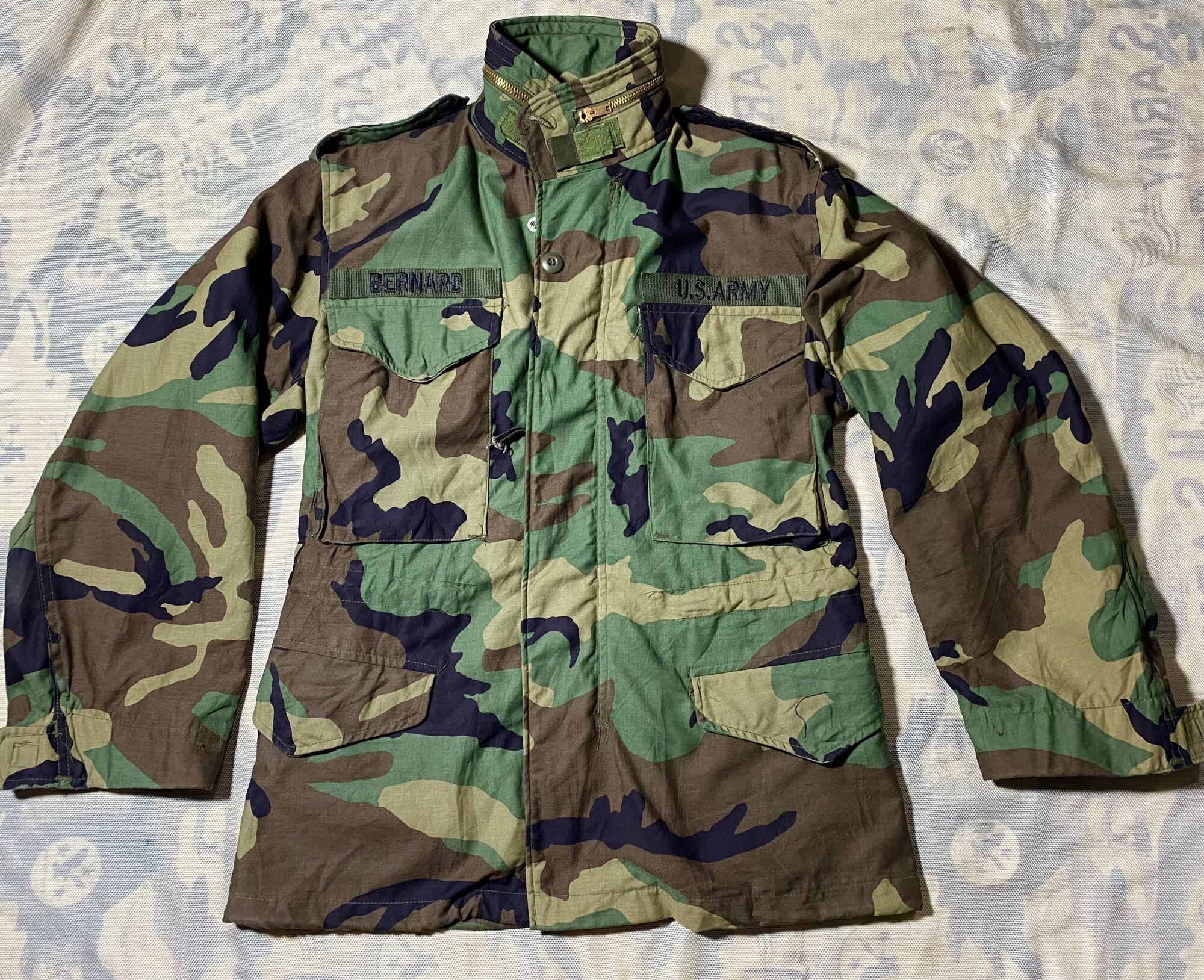 Áo khoác - field jacket woodland usa - áo khoác lạnh mỹ